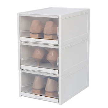 3Pcs Eco-Friendly Shoe Storage Box Case Transparent Plastic Rectangle Pp Organizer Thickened Drawer
3Pcs Eco-Friendly Shoe Storage Box Case Transparent Plastic Rectangle Pp Organizer Thickened Drawer