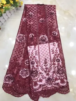 Luxury embroidery tulle material for evening dress French net lace fabric with sequins PAN272(5yards/lot)
Luxury embroidery tulle material for evening dress French net lace fabric with sequins PAN272(5yards/lot)