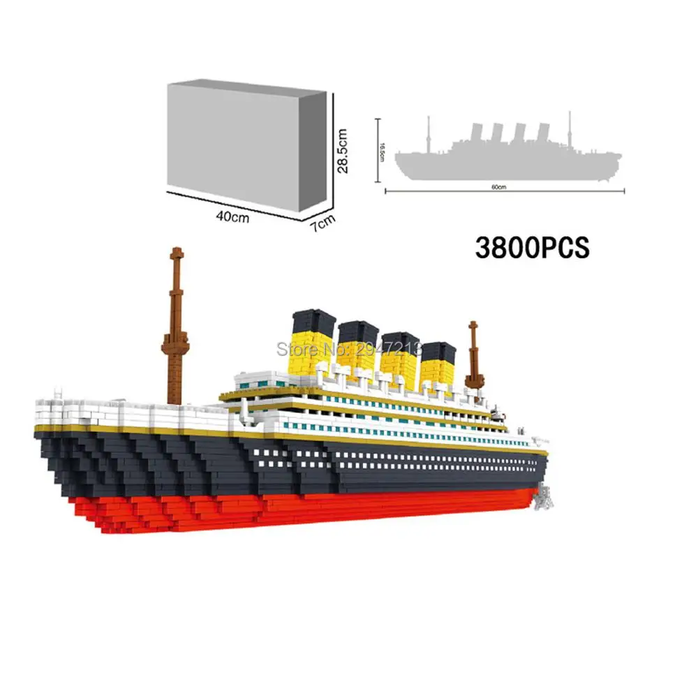 hot LegoINGlys technic creators Classic cruise Titanic ship model mini micro diamond building blocks nano bricks toys for gifts
hot LegoINGlys technic creators Classic cruise Titanic ship model mini micro diamond building blocks nano bricks toys for gifts