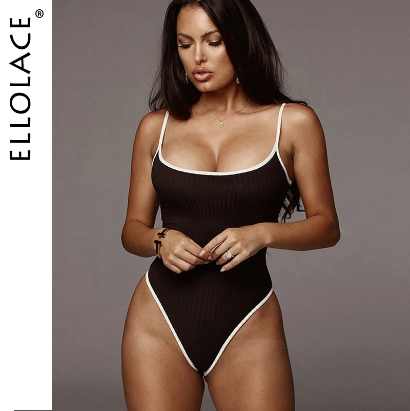 Ellolace Casual Bodysuit Women Patchwork Bodycon Rompers Sleeveless Overalls Female Basic Body Solid Black 2019 New Bodysuits
Ellolace Casual Bodysuit Women Patchwork Bodycon Rompers Sleeveless Overalls Female Basic Body Solid Black 2019 New Bodysuits