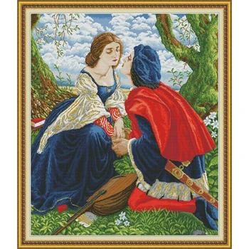 Everlasting love Lovers Chinese cross stitch kits Ecological cotton clear printed stampted 14CT DIY gift Christmas decorations
Everlasting love Lovers Chinese cross stitch kits Ecological cotton clear printed stampted 14CT DIY gift Christmas decorations