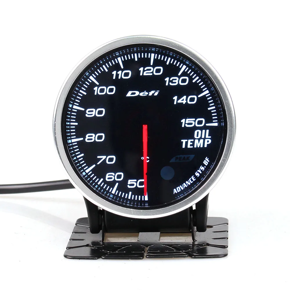 2.5" Defi BF Universal 60MM Oil Temp Gauge Meter 7 Colors backlight Adjustable 50~150 Degrees With Sensor For 12V Car/Boat
2.5" Defi BF Universal 60MM Oil Temp Gauge Meter 7 Colors backlight Adjustable 50~150 Degrees With Sensor For 12V Car/Boat