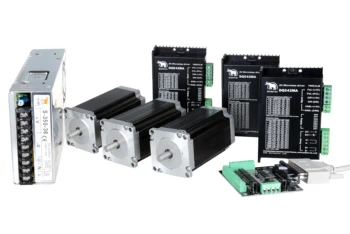 Wantai 3Axis Nema23 Dual Shaft 57BYGH115-003B Stepper Motor 3A 3Nm425oz-in&Driver DQ542MA 50V4.2A+Power Supply,CNC KIT,CUTTING
Wantai 3Axis Nema23 Dual Shaft 57BYGH115-003B Stepper Motor 3A 3Nm425oz-in&Driver DQ542MA 50V4.2A+Power Supply,CNC KIT,CUTTING