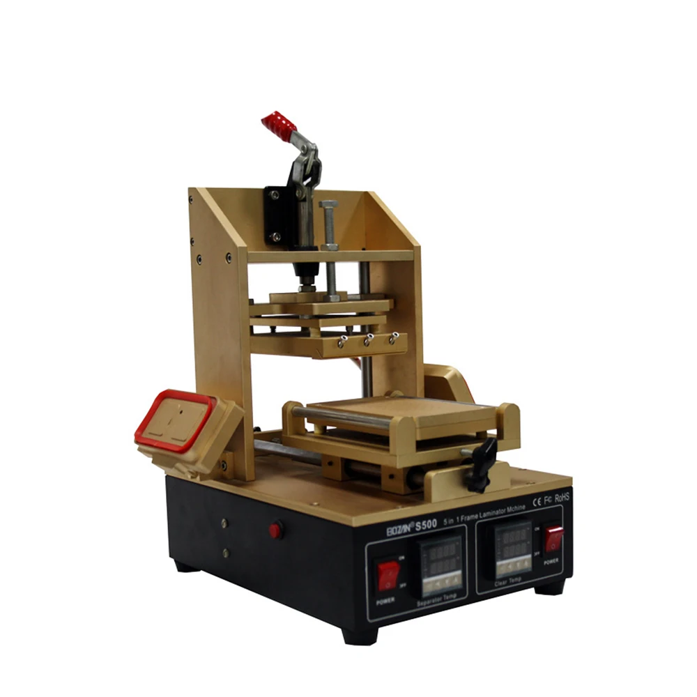 5 in 1 mobile phone screen removing bracket machine heating separation in the frame removing glue phone screen BOZAN S500 AC220V
5 in 1 mobile phone screen removing bracket machine heating separation in the frame removing glue phone screen BOZAN S500 AC220V