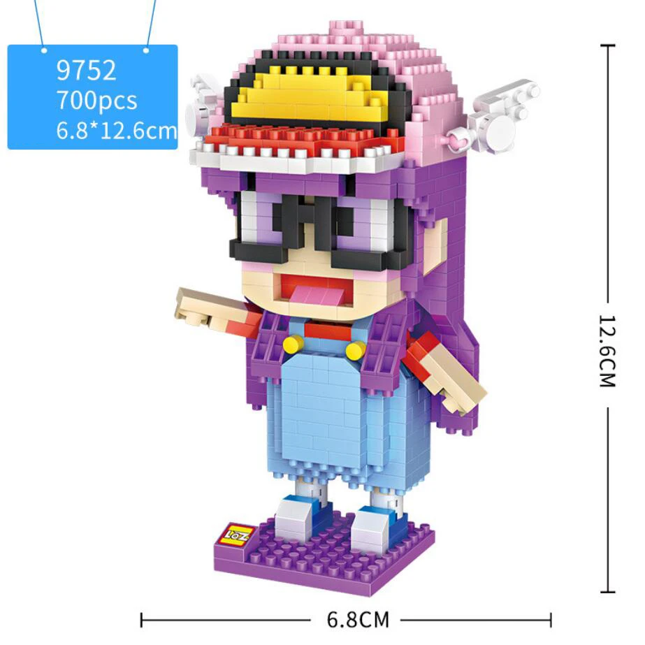 Classic japan Akira Toriyama cartoon image micro diamond building block Norimaki Arare Robot figures nano bricks toys for gifts
Classic japan Akira Toriyama cartoon image micro diamond building block Norimaki Arare Robot figures nano bricks toys for gifts