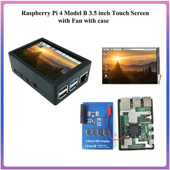 Raspberry Pi 3.5 inch Touchscreen 480*320 Resolution Display TFT LCD with Cooling Fan ABS Case for Raspberberry Pi 4 module B
Raspberry Pi 3.5 inch Touchscreen 480*320 Resolution Display TFT LCD with Cooling Fan ABS Case for Raspberberry Pi 4 module B