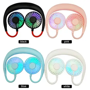 Portable Mini Neck Fan 2000mAh USB Rechargeable Small Sports Outdoor LED Fan Hanging Hands-free Neckband Desk Hand Fan 2020 New
Portable Mini Neck Fan 2000mAh USB Rechargeable Small Sports Outdoor LED Fan Hanging Hands-free Neckband Desk Hand Fan 2020 New