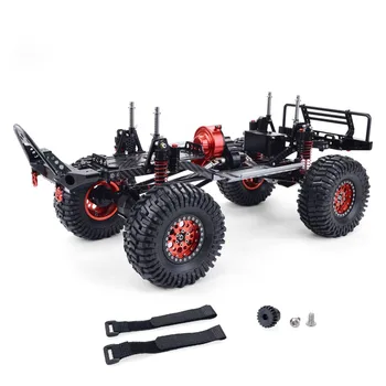 Metal CNC Carbon Frame 313mm Wheelbase Reverse Transmission Axle Car Frame With Power Pack For 1/10 AXIAL SCX10 RC Car
Metal CNC Carbon Frame 313mm Wheelbase Reverse Transmission Axle Car Frame With Power Pack For 1/10 AXIAL SCX10 RC Car