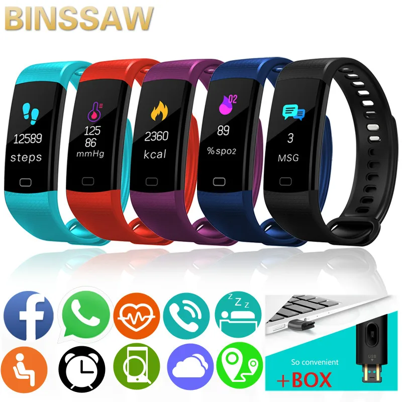 Smart Sports watch BINSSAW 2020 Color Heart Rate Activity Fitness Tracker Smart Electronics Watch Smart watch men and women
Smart Sports watch BINSSAW 2020 Color Heart Rate Activity Fitness Tracker Smart Electronics Watch Smart watch men and women
