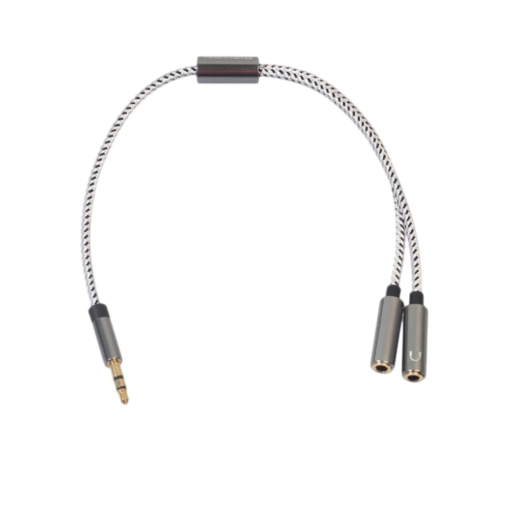 1Pc Splitter Cable Easy to Use High Sound Quality Practical Heandphone Splitter for Entertainment Music Listening Head Set
1Pc Splitter Cable Easy to Use High Sound Quality Practical Heandphone Splitter for Entertainment Music Listening Head Set