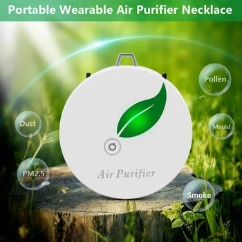 2 Pack Personal Wearable Air Purifier Necklace Portable Air Freshener Ionizer Negative Ion Generator for Adults Kids
2 Pack Personal Wearable Air Purifier Necklace Portable Air Freshener Ionizer Negative Ion Generator for Adults Kids