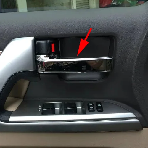 Chrome Interior Door Handle Cover Trim Moulding Fit For Toyota Land Cruiser LC200 2008-2014 2015 2016 Accessories
Chrome Interior Door Handle Cover Trim Moulding Fit For Toyota Land Cruiser LC200 2008-2014 2015 2016 Accessories