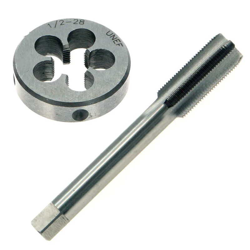 Brand New And High Quality 1/2-Inch-28 UNEF Right Hand Thread Tap & Die Set 1 / 2-Inch X 28TPI RH HSS
Brand New And High Quality 1/2-Inch-28 UNEF Right Hand Thread Tap & Die Set 1 / 2-Inch X 28TPI RH HSS