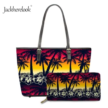 Jackherelook Tropical Palm Tree Hibiscus Flower Prints Female Shoulder Bags Set 2set Casual Daily Tote Handle Bags Leather Bolos
Jackherelook Tropical Palm Tree Hibiscus Flower Prints Female Shoulder Bags Set 2set Casual Daily Tote Handle Bags Leather Bolos