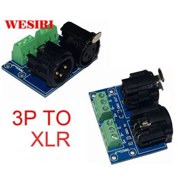 3pin Terminal Adapter Connector 3P to XLR3 Converters Plate Used for DMX512 Controller
3pin Terminal Adapter Connector 3P to XLR3 Converters Plate Used for DMX512 Controller