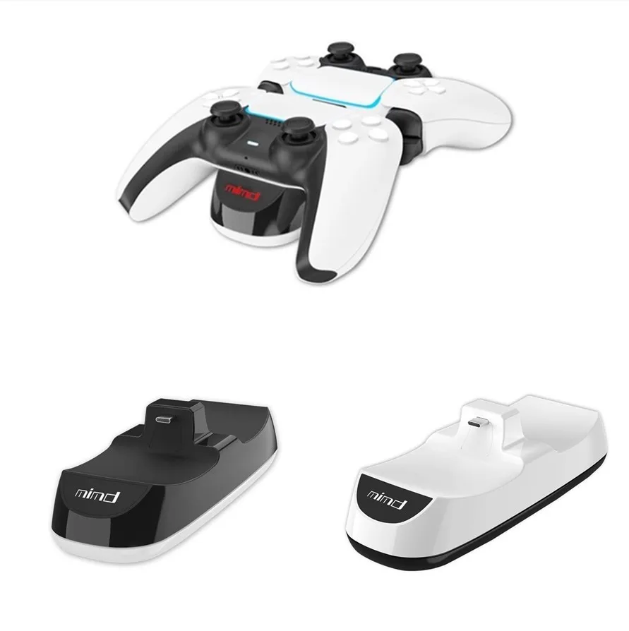Handle Controller USB Charger Dual Charging Dock Stand Station Cradle Holder for PS5 Gaming Console Gamepad Accessories
Handle Controller USB Charger Dual Charging Dock Stand Station Cradle Holder for PS5 Gaming Console Gamepad Accessories