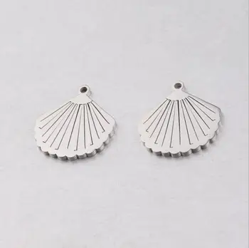 20pcs/Lot Mirror Polished Stainless Steel Seashell Shape Pendant Charm For DIY Bracelet Accessories 20*21mm
20pcs/Lot Mirror Polished Stainless Steel Seashell Shape Pendant Charm For DIY Bracelet Accessories 20*21mm