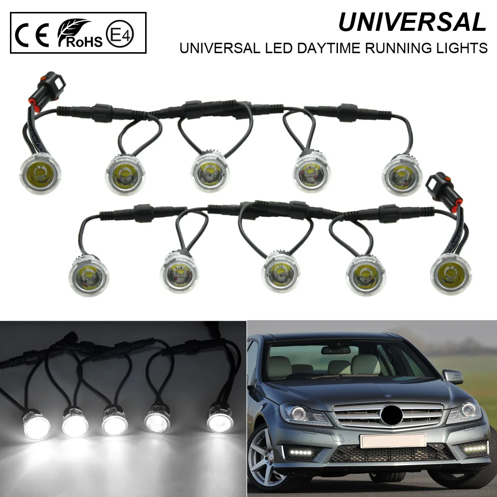 10pcs/lot 21MM Car LED Eagle Eye Light Car Flexible LED Daytime Running Lights 12V For Universal
10pcs/lot 21MM Car LED Eagle Eye Light Car Flexible LED Daytime Running Lights 12V For Universal