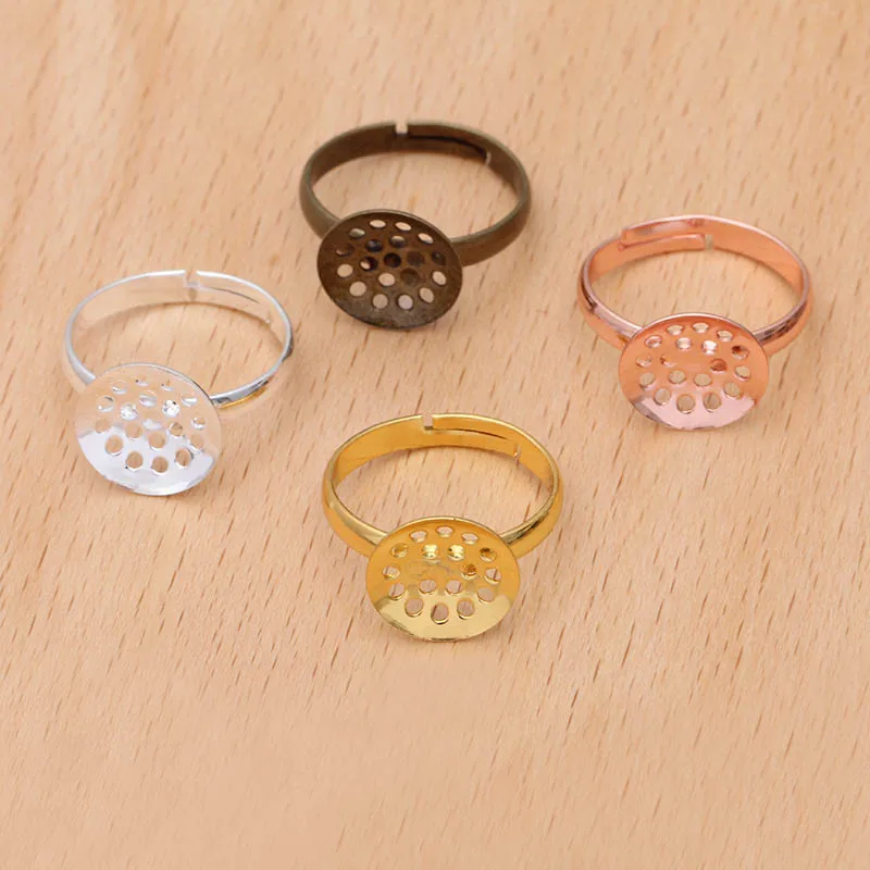 200pcs Adjustable Blank Ring 12mm Cabochon Cameo Round Ring Base Filigree Bezel tray Settings Blanks DIY Jewelry Making Findings
200pcs Adjustable Blank Ring 12mm Cabochon Cameo Round Ring Base Filigree Bezel tray Settings Blanks DIY Jewelry Making Findings