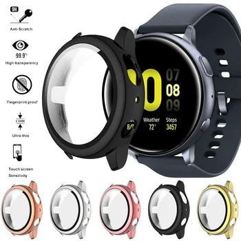 Protector Case For Samsung Galaxy Watch Active2 44mm Tempered Glass With Electroplating Cover Ultra-thin Screen Protection Film
Protector Case For Samsung Galaxy Watch Active2 44mm Tempered Glass With Electroplating Cover Ultra-thin Screen Protection Film