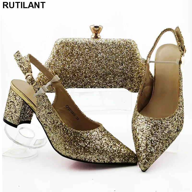 New Latest Italian Shoes with Matching Bags Shoe Spring Shoes Platform Women African Shoe and Bag Set Decorated with Rhinestone
New Latest Italian Shoes with Matching Bags Shoe Spring Shoes Platform Women African Shoe and Bag Set Decorated with Rhinestone
