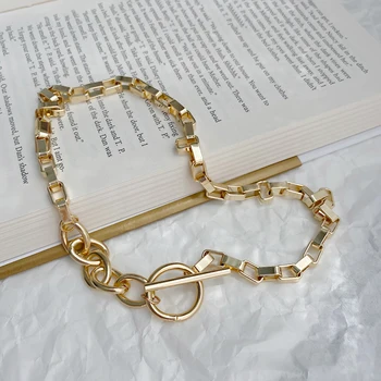 Punk Miami Cuban Choker Necklace Collar Statement Hip Hop Gold Color Statement Thick Chain Necklace Modern Women Jewelry 2020
Punk Miami Cuban Choker Necklace Collar Statement Hip Hop Gold Color Statement Thick Chain Necklace Modern Women Jewelry 2020