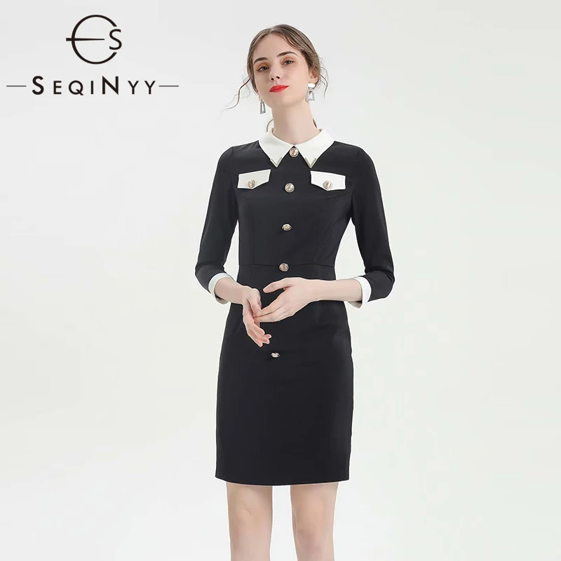SEQINYY Sheath Dress 2020 Summer Spring New Fashion Design Office Lady High Quality Mini Slim Dress
SEQINYY Sheath Dress 2020 Summer Spring New Fashion Design Office Lady High Quality Mini Slim Dress