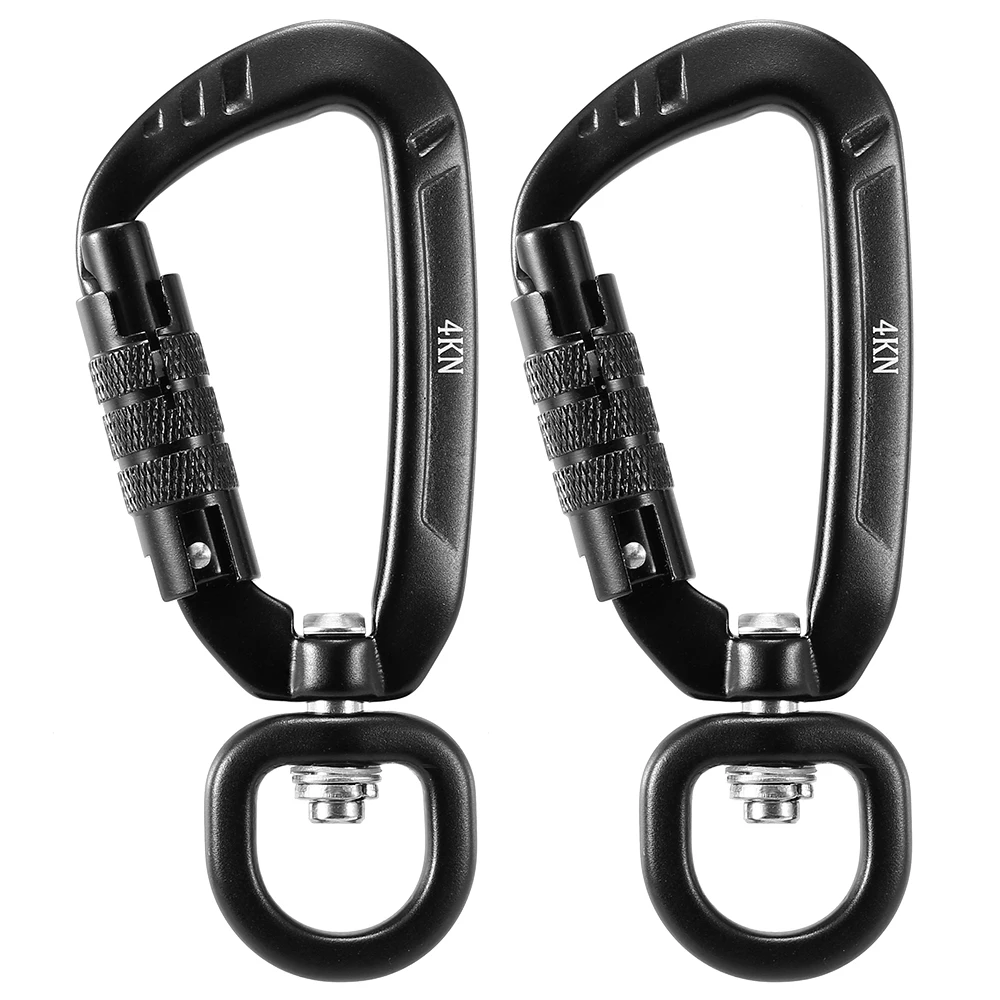 2pcs 4KN 360° Rotatable Small Auto Locking Carabiner Survial Rescue Carabiners Hook Swivel Carabiner Clip Camping Equipment
2pcs 4KN 360° Rotatable Small Auto Locking Carabiner Survial Rescue Carabiners Hook Swivel Carabiner Clip Camping Equipment