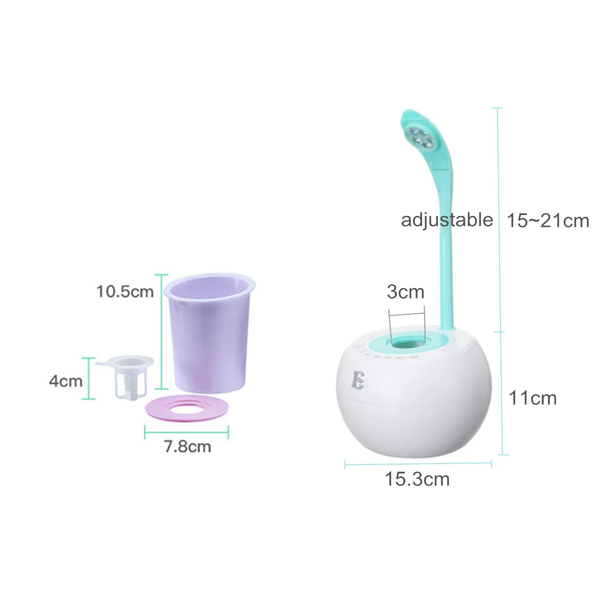 Hot New 3-in-1 Intelligent LED Table Lamp Flower Pot Hydroponics System Without Earth USB Automatic Watering Plant Growing Nurse
Hot New 3-in-1 Intelligent LED Table Lamp Flower Pot Hydroponics System Without Earth USB Automatic Watering Plant Growing Nurse
