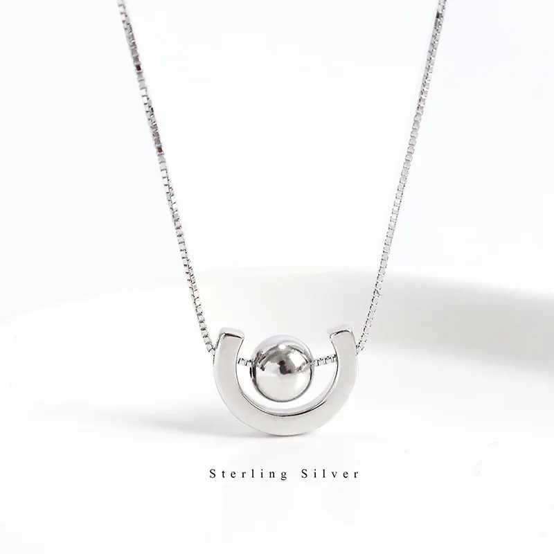 S925 Fine Silver Geometry Bead Necklace INS Korean-style Cool Minimalist Women's Beads Clavicle Silver Necklace Trend Accessorie
S925 Fine Silver Geometry Bead Necklace INS Korean-style Cool Minimalist Women's Beads Clavicle Silver Necklace Trend Accessorie