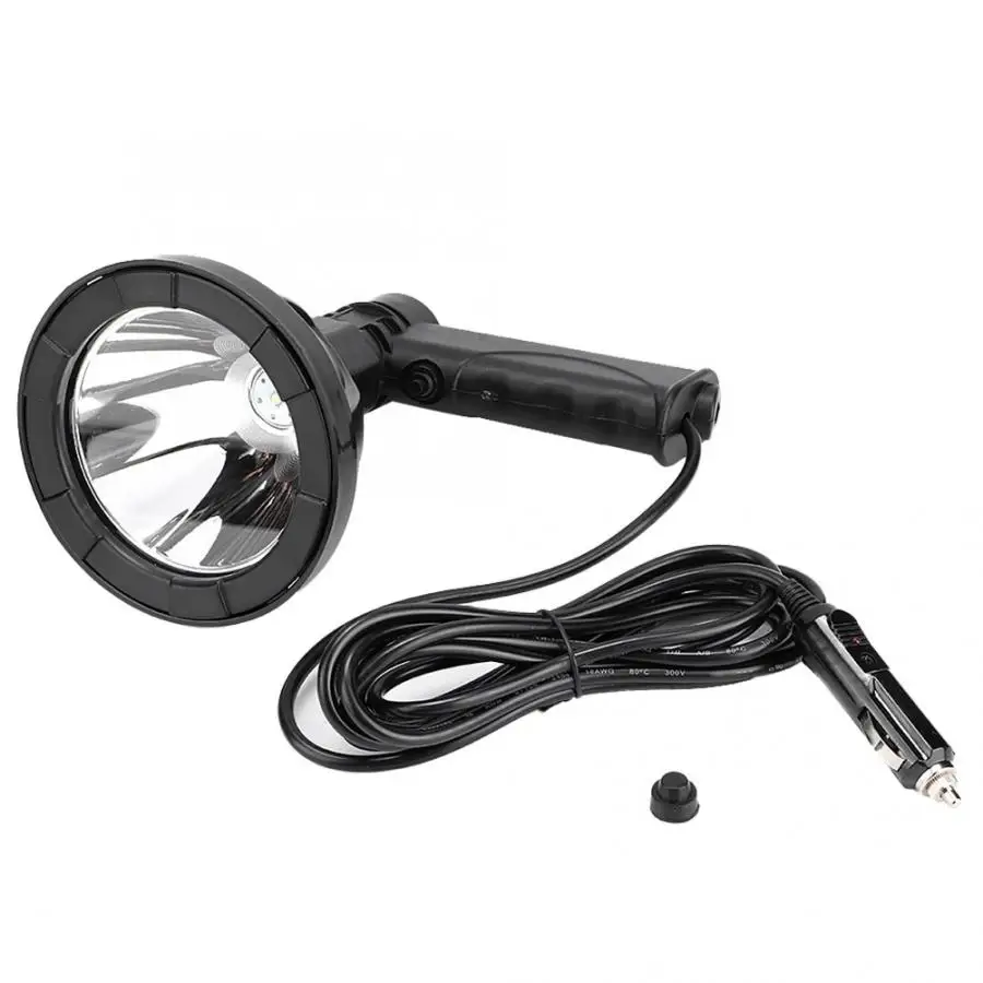 Outdoor 35W 5inch T6 LED Lamp Handlamp Handheld Spotlight Color temperature 6000K Car Cigarette Lighter Charging
Outdoor 35W 5inch T6 LED Lamp Handlamp Handheld Spotlight Color temperature 6000K Car Cigarette Lighter Charging