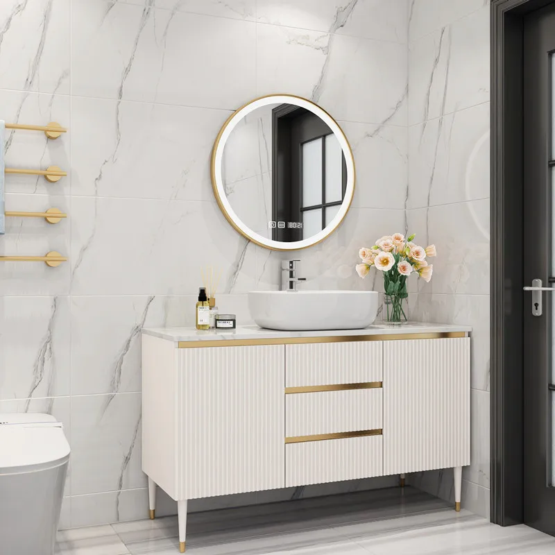 zq Light Luxury Stone Plate Bathroom Cabinet Combination Simple Modern Bathroom Cabinet Bathroom Hand Washing Table Basin
zq Light Luxury Stone Plate Bathroom Cabinet Combination Simple Modern Bathroom Cabinet Bathroom Hand Washing Table Basin
