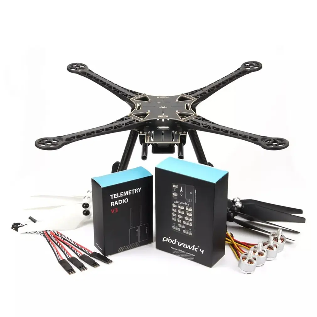 Holybro Pixhawk 4 S500 Kit 480mm Wheelbase RC Quadcopter RC Drone with Pixhawk 4 Autopilot Aircraft Set - 433Mhz
Holybro Pixhawk 4 S500 Kit 480mm Wheelbase RC Quadcopter RC Drone with Pixhawk 4 Autopilot Aircraft Set - 433Mhz