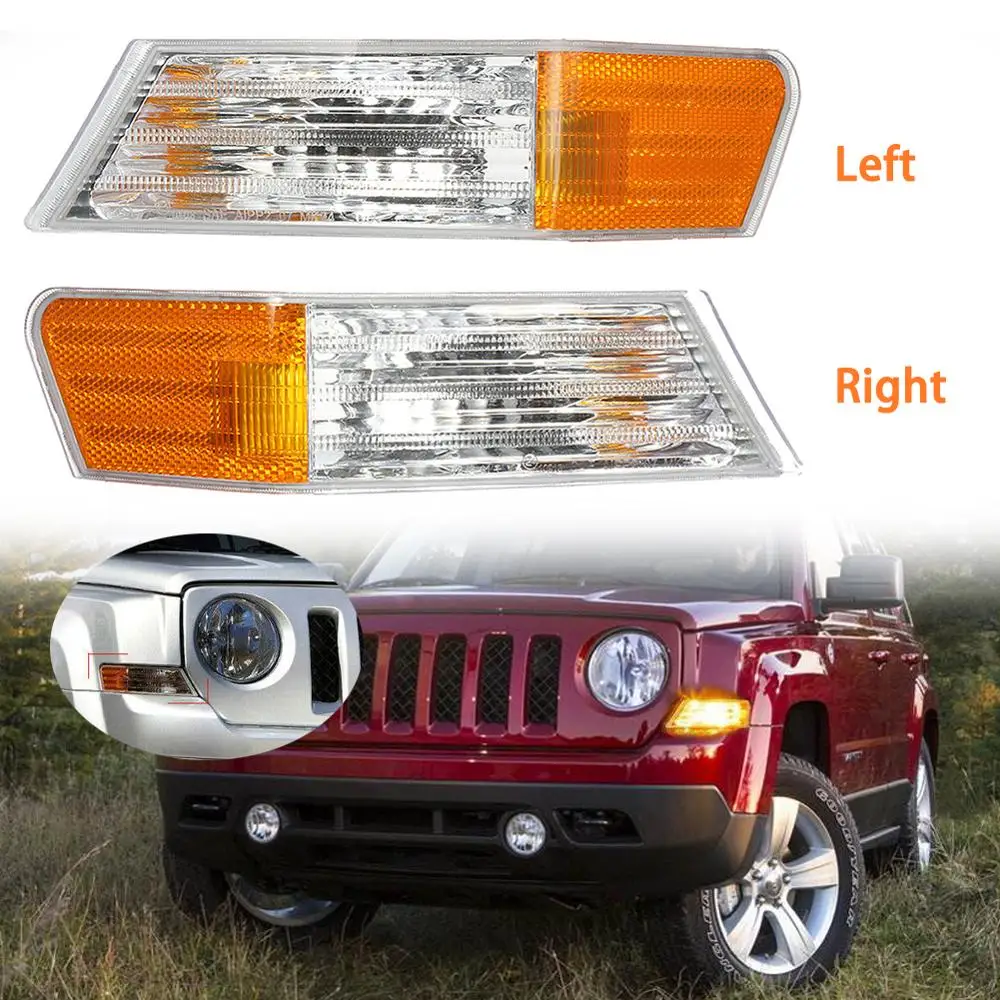 2pcs Front Left+Right Parking Turn Signal Light Lamp For Jeep Patriot Lampshade
2pcs Front Left+Right Parking Turn Signal Light Lamp For Jeep Patriot Lampshade