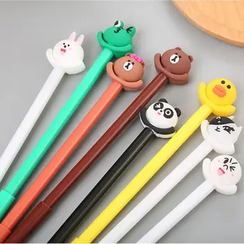 40 pcs/lot Cartoon Animal Gel pens Cute Bear Panda black ink Signature pen material stationery gift school writing supplies
40 pcs/lot Cartoon Animal Gel pens Cute Bear Panda black ink Signature pen material stationery gift school writing supplies