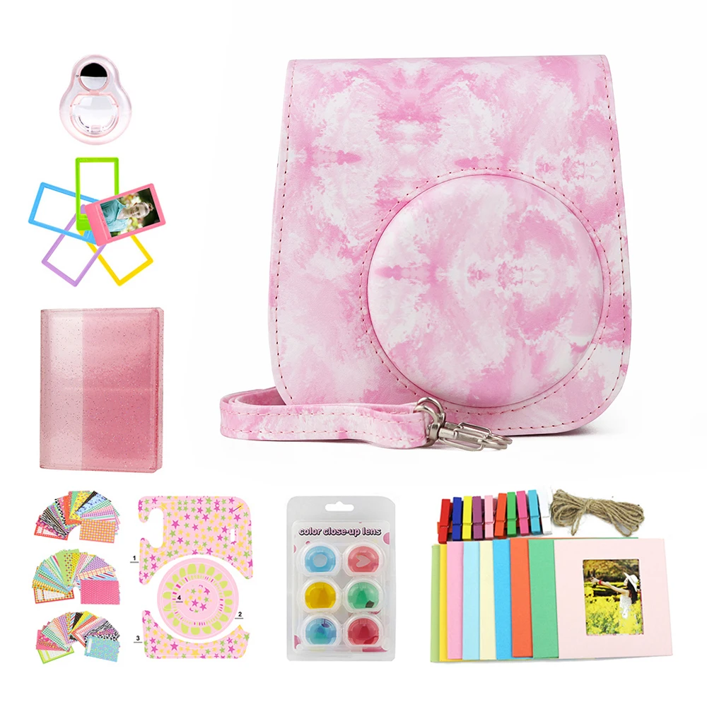 CAIUL Accessorie kit Compatible with Fujifilm Instax Mini 11 Instant Film Camera Included case and more-Pink clouds
CAIUL Accessorie kit Compatible with Fujifilm Instax Mini 11 Instant Film Camera Included case and more-Pink clouds