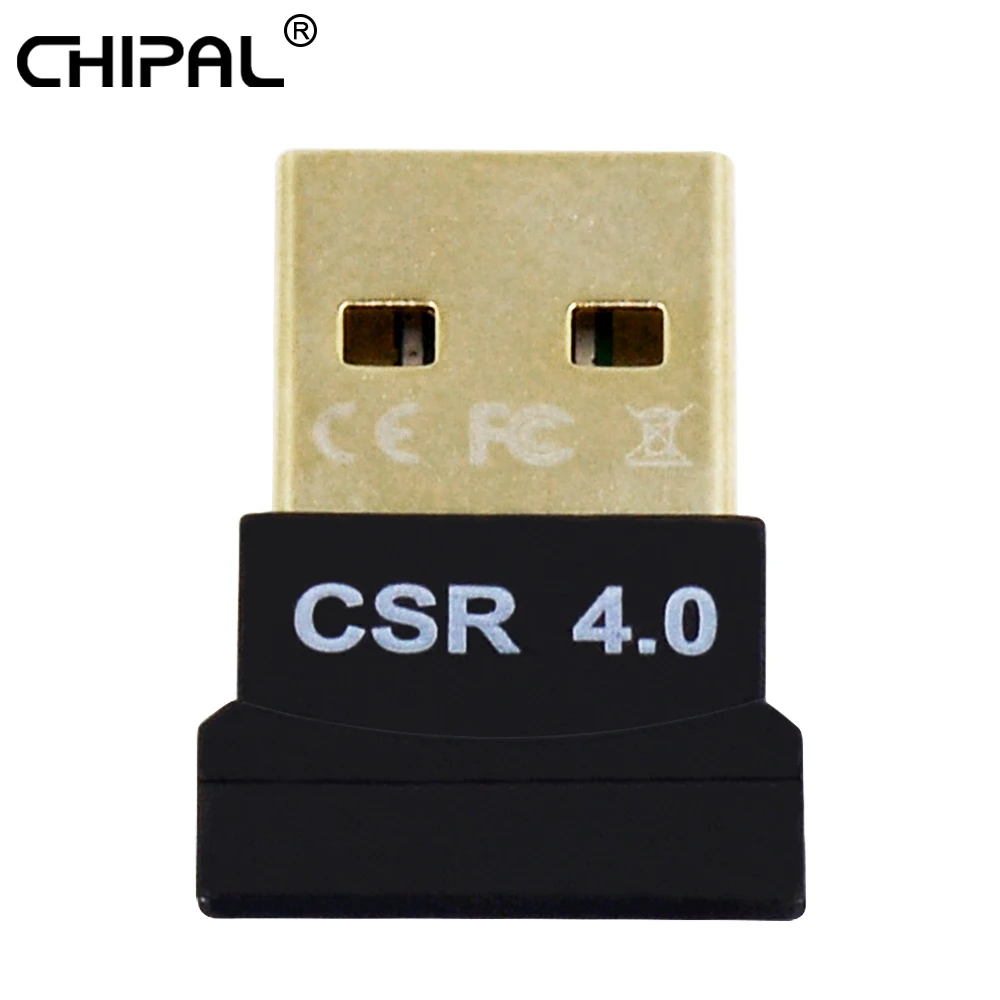 

CHIPAL USB Bluetooth Adapter Dongle For Computer PC PS4 Mouse Aux Audio Bluetooth CSR 4.0 Speaker Music Receiver Transmitter