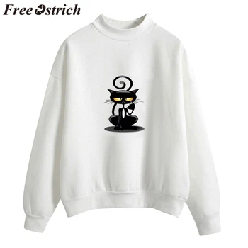 FREE OSTRICH Coat Women O-Neck Multicolor Cat Pattern Long Sleeved Head Large Size Dignified Fashion Autumn Winter Coat Women
FREE OSTRICH Coat Women O-Neck Multicolor Cat Pattern Long Sleeved Head Large Size Dignified Fashion Autumn Winter Coat Women