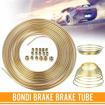 High Strength 25ft Roll Of 3/16" Plated Brake Line Tubing OD Copper Nickel With 16PCS Tube Nuts Brake Pipe Hose Line Piping Tube
High Strength 25ft Roll Of 3/16" Plated Brake Line Tubing OD Copper Nickel With 16PCS Tube Nuts Brake Pipe Hose Line Piping Tube