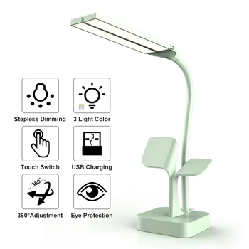 USB Rechargeable LED Desk Lamp Rotatable Touch Stepless Dimming Table Lamp for Children Kids Reading Study Bedside Bedroom
USB Rechargeable LED Desk Lamp Rotatable Touch Stepless Dimming Table Lamp for Children Kids Reading Study Bedside Bedroom