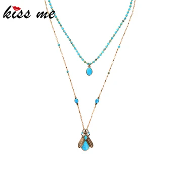 kissme New Arrival Bohemia Fashion Vintage Gold Color Insect Necklace For Women Handmade Charming Date Gift Adjustable Jewelry
kissme New Arrival Bohemia Fashion Vintage Gold Color Insect Necklace For Women Handmade Charming Date Gift Adjustable Jewelry