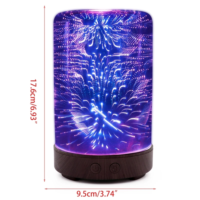 3D Firework Night Light Essential Oil Diffuser Aroma Aromatherapy Fine Fog Humid A0NC
3D Firework Night Light Essential Oil Diffuser Aroma Aromatherapy Fine Fog Humid A0NC