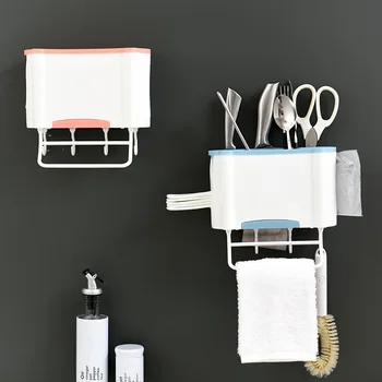 Foldable Drain Chopsticks Holder Free Punch Cutlery Hanger Household Wall-mounted Tableware Storage Box Rack for Kitchen
Foldable Drain Chopsticks Holder Free Punch Cutlery Hanger Household Wall-mounted Tableware Storage Box Rack for Kitchen