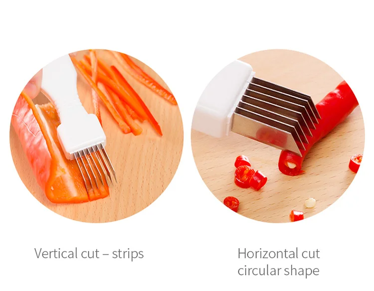 Onion Pepper Vegetable Garlic Knife Cutter