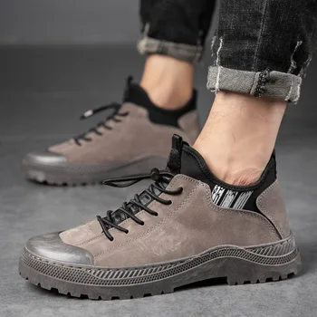 High-top men Boots winter new breathable Ankle Boots Male Lace Up slip Booties desert casual tooling Boots men shoes
High-top men Boots winter new breathable Ankle Boots Male Lace Up slip Booties desert casual tooling Boots men shoes