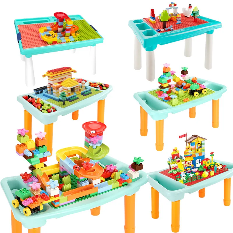 Children Multi-functional Toy Building Blocks Table Educational Kindergarten Creative Joint Building Blocks tai yi Storage Study
Children Multi-functional Toy Building Blocks Table Educational Kindergarten Creative Joint Building Blocks tai yi Storage Study