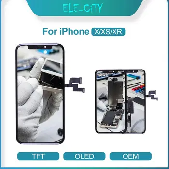For iPhone X XR XS OEM LCD Touch Screen Flexible OLED Super AMOLED Display Digitizer Assembly Replacement Parts Black&White
For iPhone X XR XS OEM LCD Touch Screen Flexible OLED Super AMOLED Display Digitizer Assembly Replacement Parts Black&White