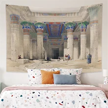 3D Retro Palace Printing Wall Tapestries Egyptian Fresco Wall Carpets Bohemian Hippie Home Art Polyester Fabric Beach Yoga Mat 
3D Retro Palace Printing Wall Tapestries Egyptian Fresco Wall Carpets Bohemian Hippie Home Art Polyester Fabric Beach Yoga Mat