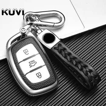 TPU Leather Car Key Case Cover Protection Shell Skin For Hyundai iX20 I30 IX35 I40 Ix25 Tucson Verna Sonata Car Keyring
TPU Leather Car Key Case Cover Protection Shell Skin For Hyundai iX20 I30 IX35 I40 Ix25 Tucson Verna Sonata Car Keyring