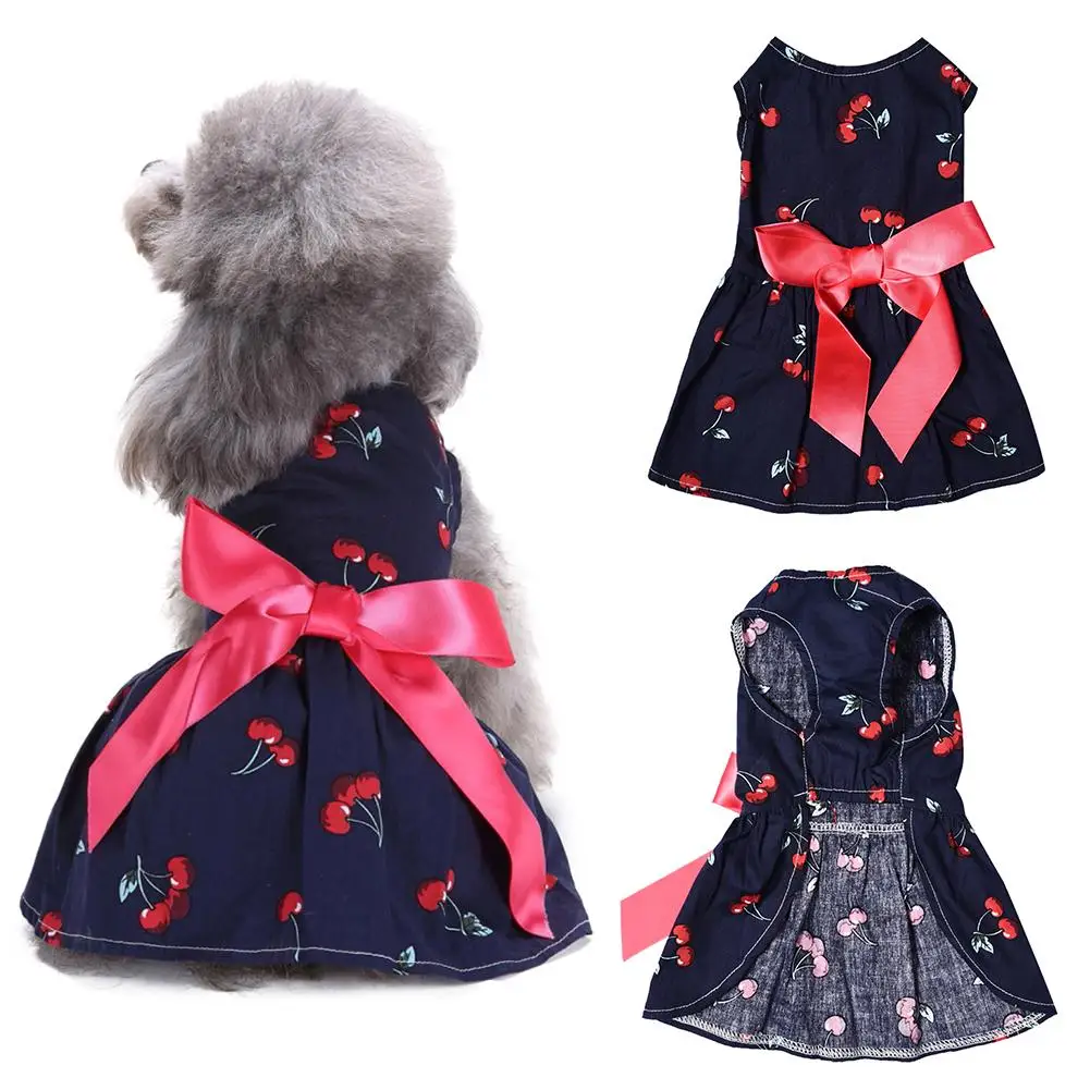 1PC Pet Dog Puppy Cherry Print Dress Clothes Shirt Soft Breathable Dog Dresses Dog Costume Apparel Dog Supplies Pet Products
1PC Pet Dog Puppy Cherry Print Dress Clothes Shirt Soft Breathable Dog Dresses Dog Costume Apparel Dog Supplies Pet Products